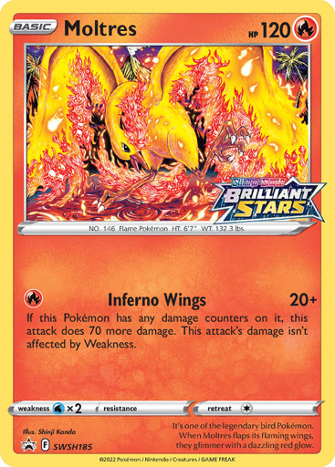 Moltres - SWSH Black Star Promos SWSH185