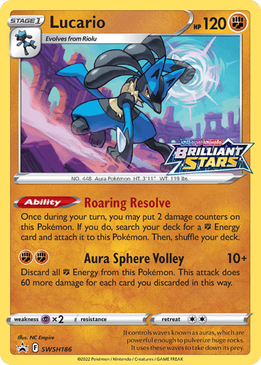 Lucario - SWSH Black Star Promos SWSH186