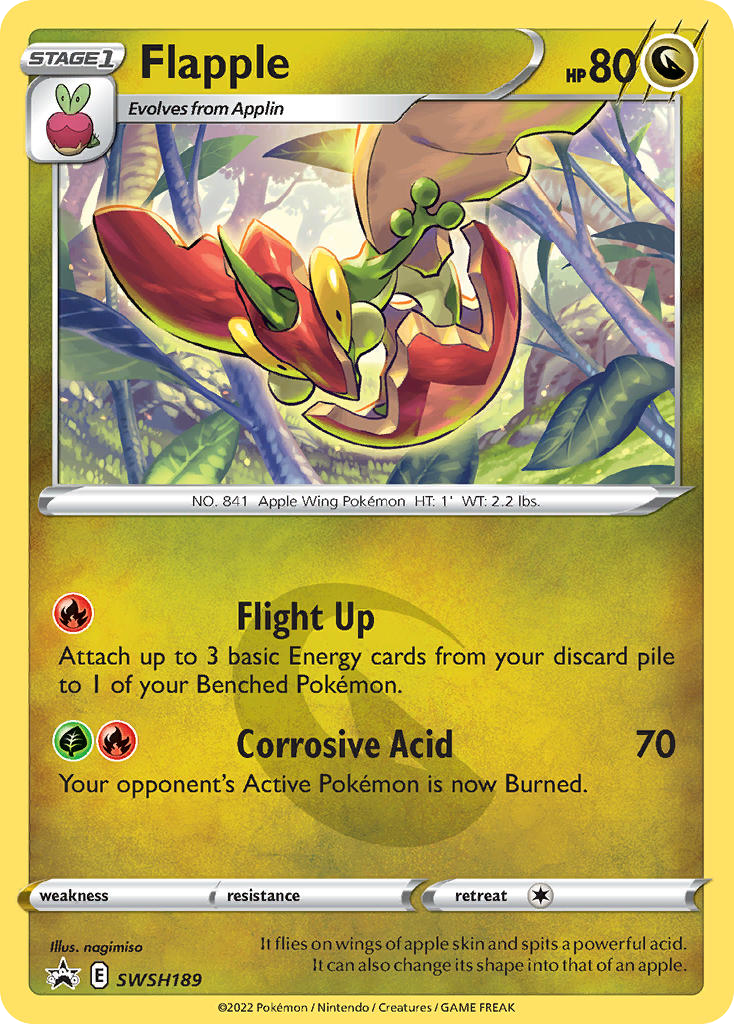 Flapple – SWSH Black Star Promos SWSH189 Pokémon card