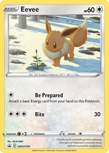 Eevee - SWSH Black Star Promos SWSH190