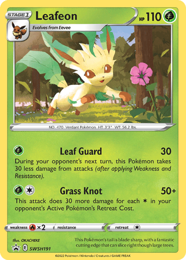 Leafeon - SWSH Black Star Promos SWSH191
