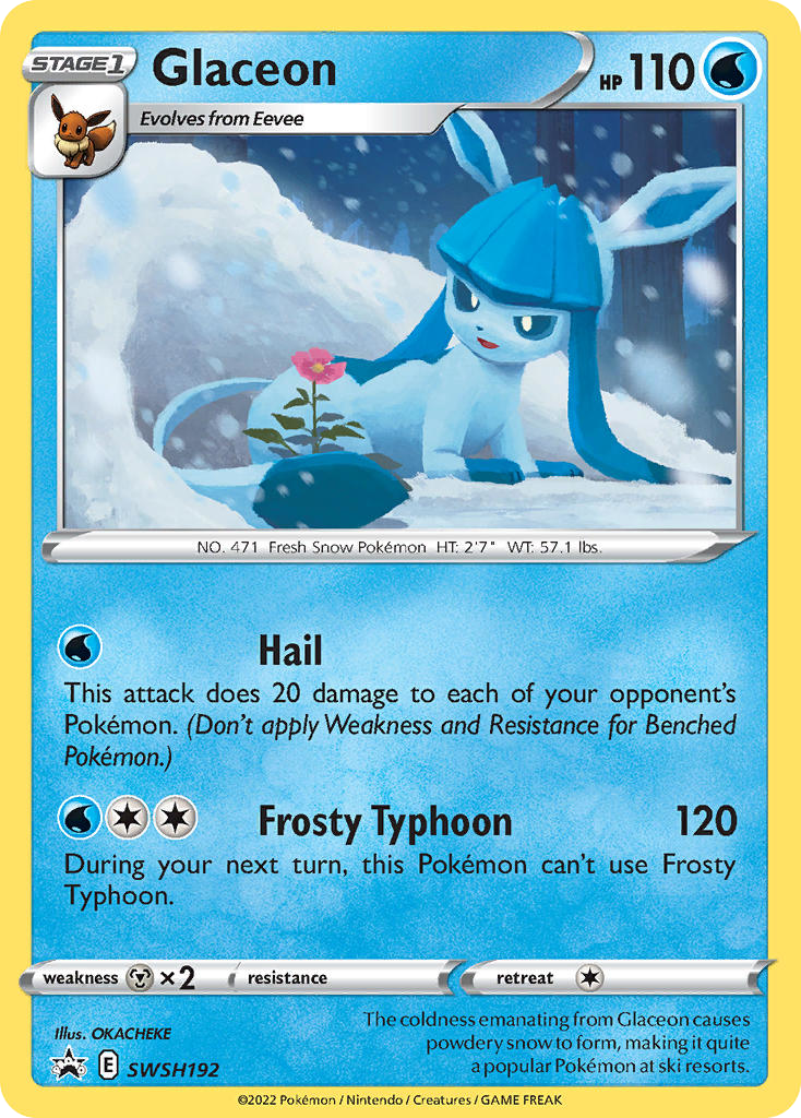 Glaceon – SWSH Black Star Promos SWSH192 Pokémon card