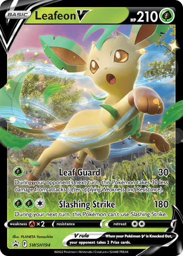 Leafeon V - SWSH Black Star Promos SWSH194