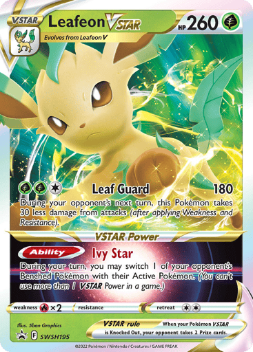 Leafeon VSTAR - SWSH Black Star Promos SWSH195