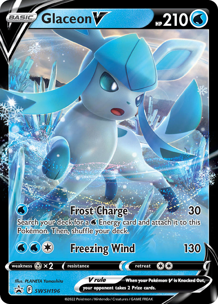 Glaceon V – SWSH Black Star Promos SWSH196 Pokémon card
