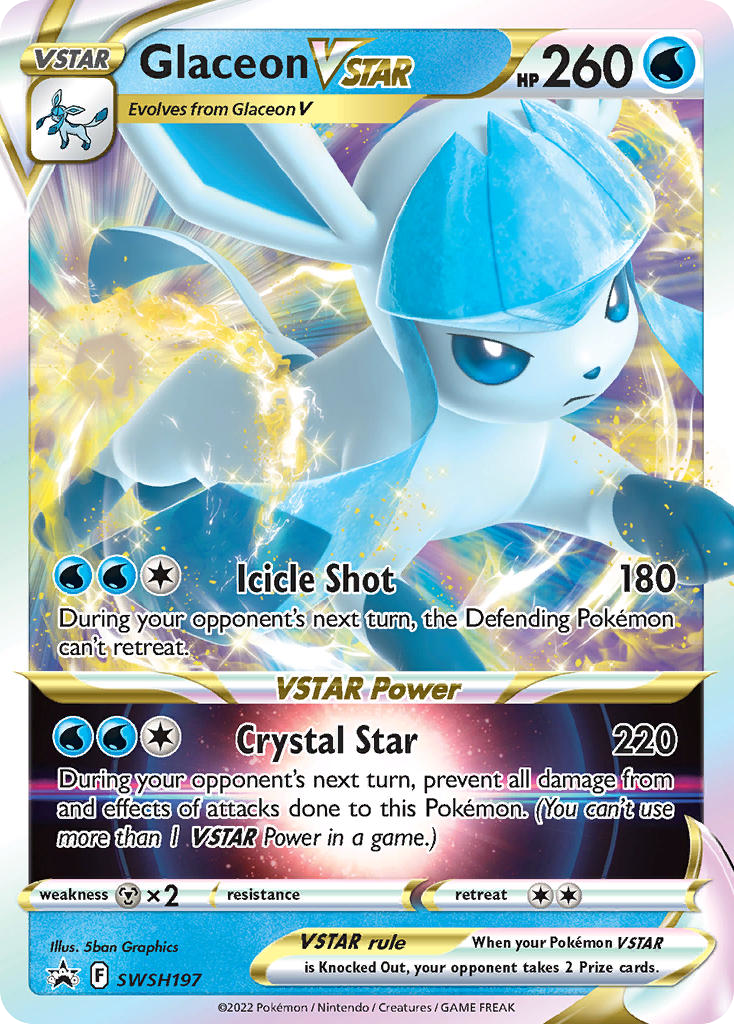Glaceon VSTAR – SWSH Black Star Promos SWSH197 Pokémon card