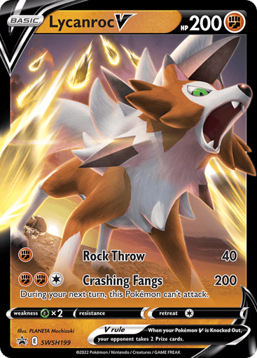 Lycanroc V - SWSH Black Star Promos SWSH199