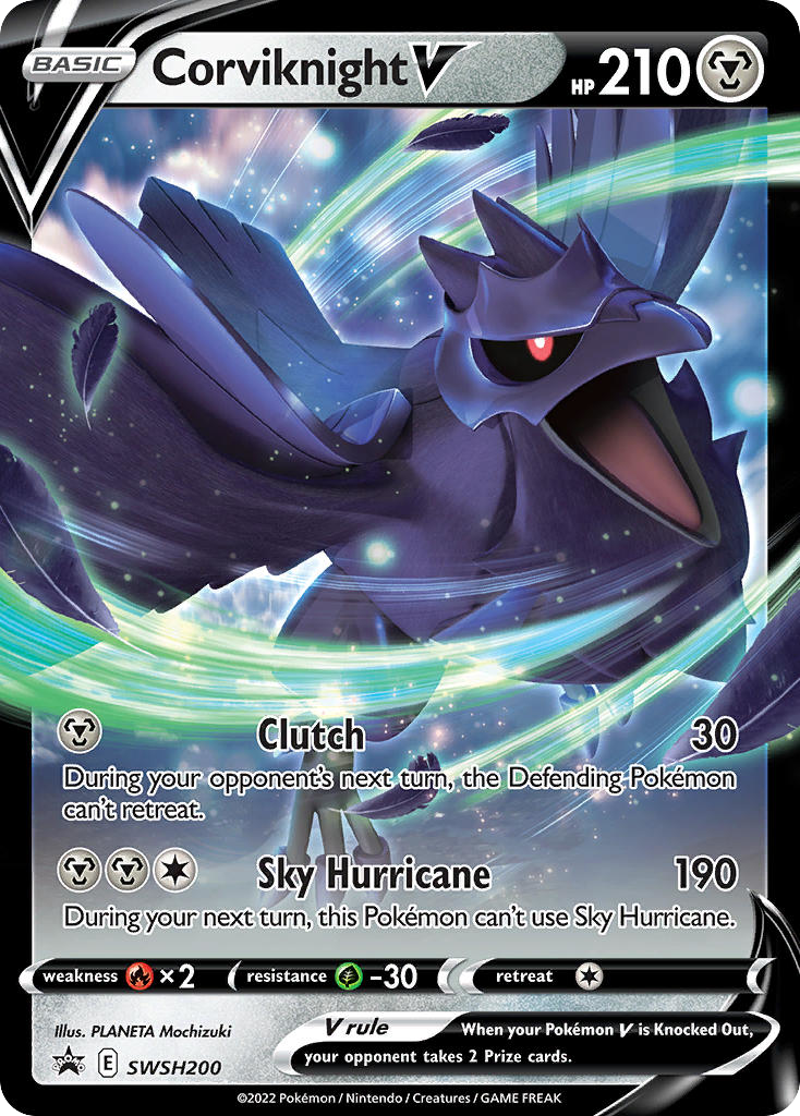 Corviknight V – SWSH Black Star Promos SWSH200 Pokémon card