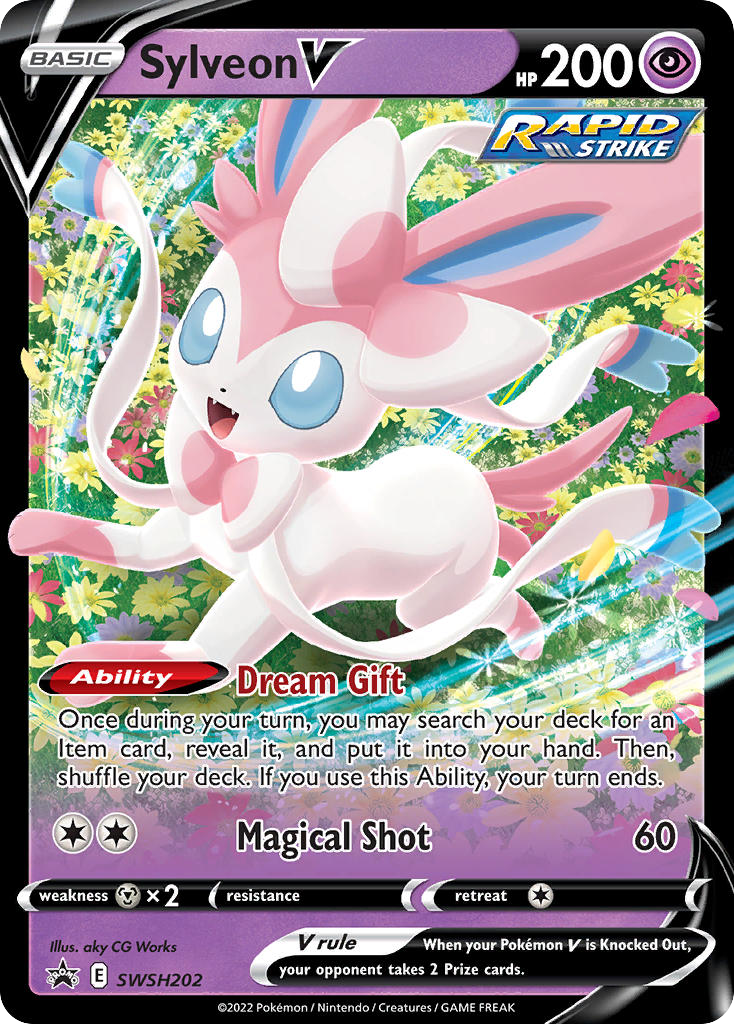 Sylveon V – SWSH Black Star Promos SWSH202 Pokémon card