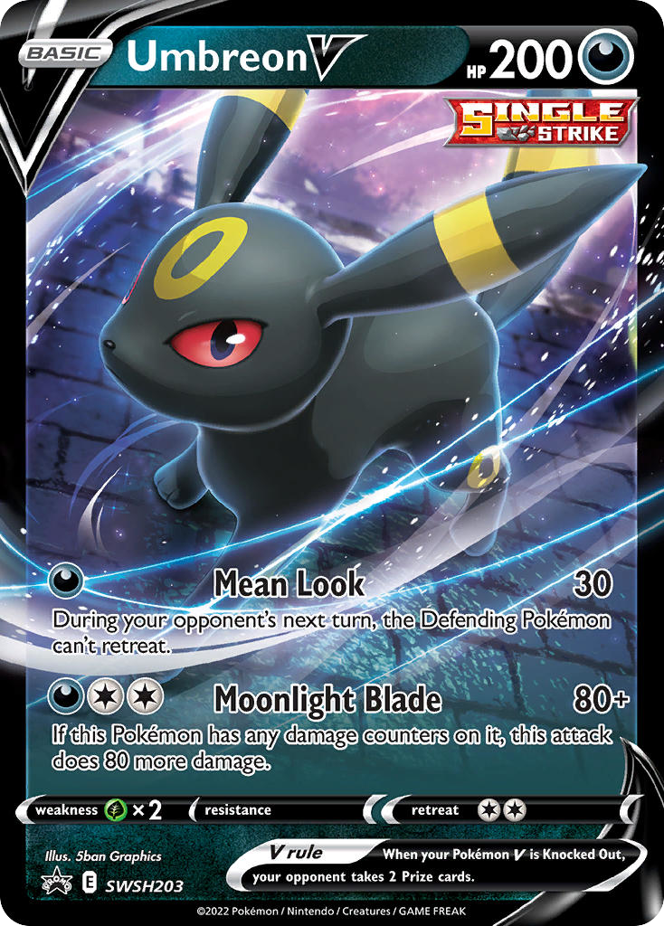 Umbreon V – SWSH Black Star Promos SWSH203 Pokémon card