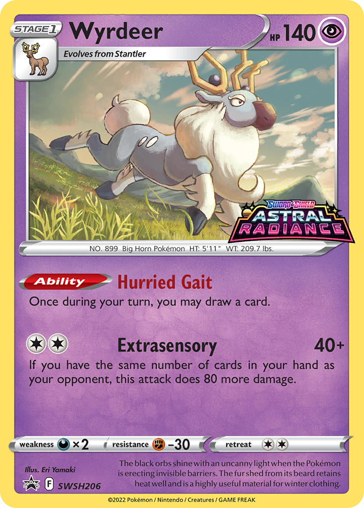 Wyrdeer – SWSH Black Star Promos SWSH206 Pokémon card