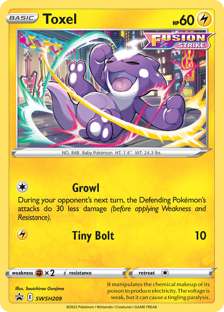 Toxel – SWSH Black Star Promos SWSH209 Pokémon card