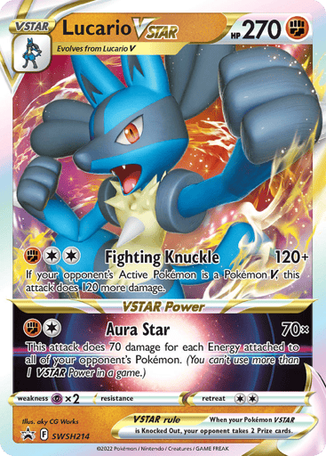 Lucario VSTAR - SWSH Black Star Promos SWSH214