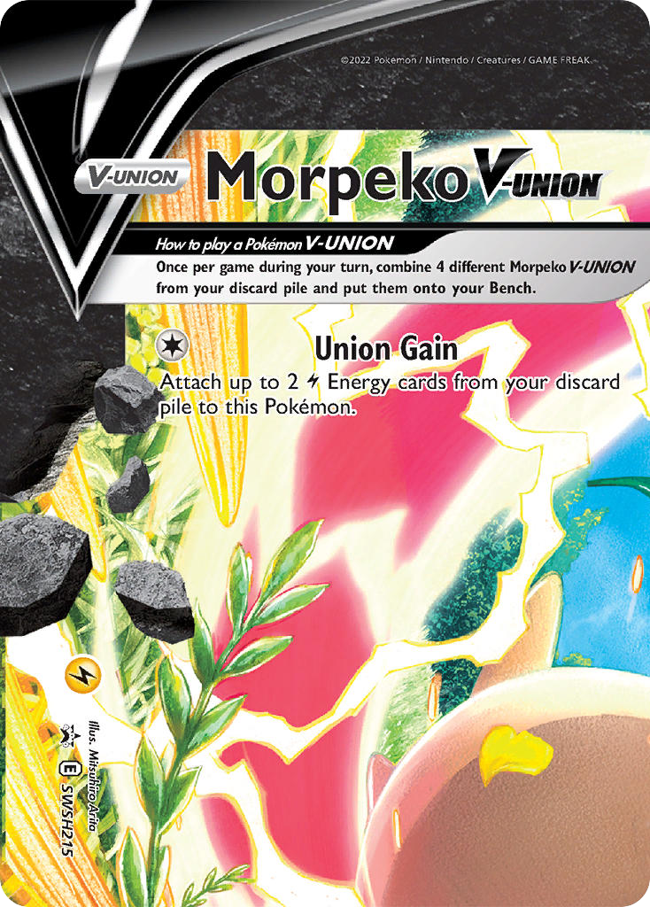 Morpeko V-UNION – SWSH Black Star Promos SWSH215 Pokémon card