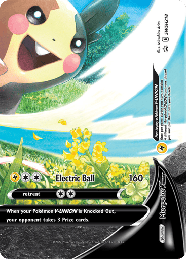 Morpeko V-UNION - SWSH Black Star Promos SWSH218