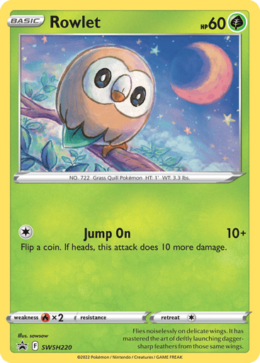 Rowlet - SWSH Black Star Promos SWSH220