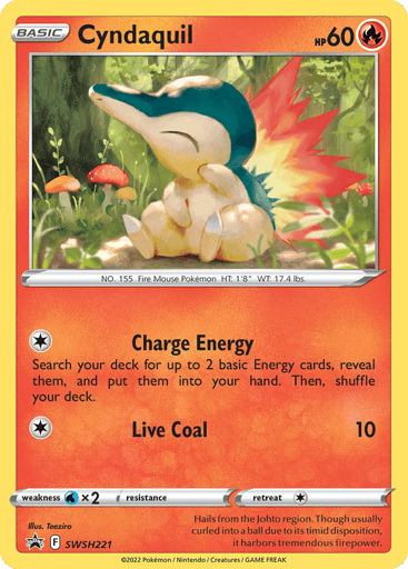 Cyndaquil - SWSH Black Star Promos SWSH221