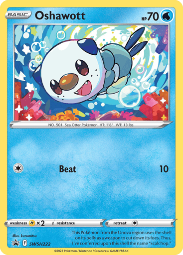 Oshawott - SWSH Black Star Promos SWSH222