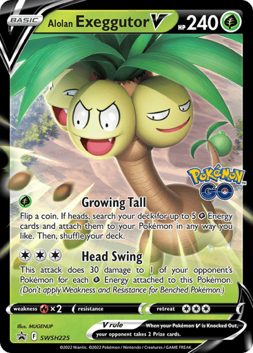 Alolan Exeggutor V - SWSH Black Star Promos SWSH225