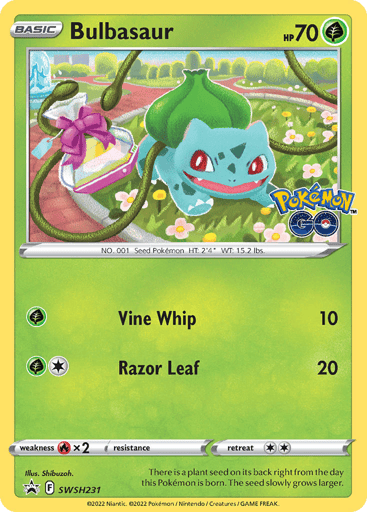 Bulbasaur - SWSH Black Star Promos SWSH231