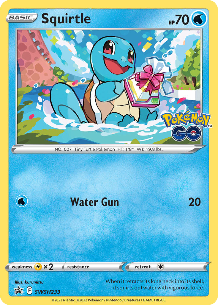 Squirtle – SWSH Black Star Promos SWSH233 Pokémon card