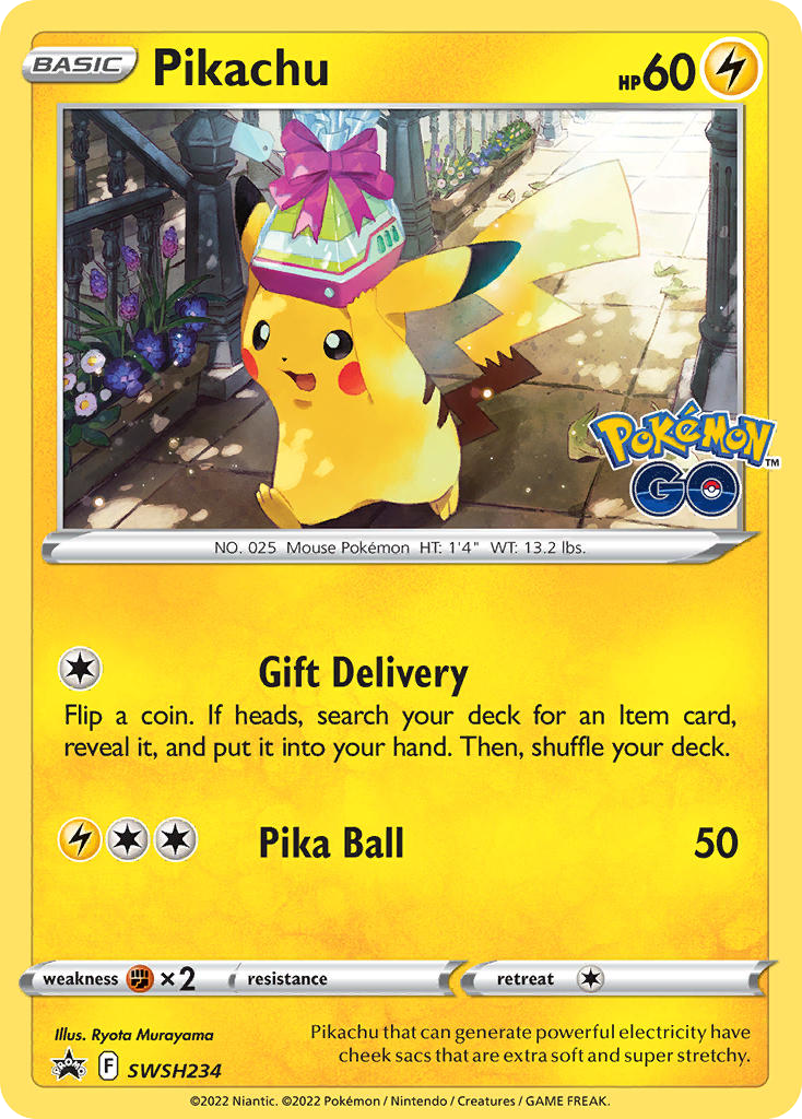 Pikachu – SWSH Black Star Promos SWSH234 Pokémon card