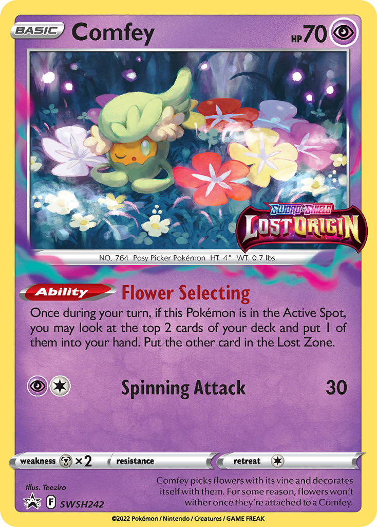 Comfey – SWSH Black Star Promos SWSH242 Pokémon card
