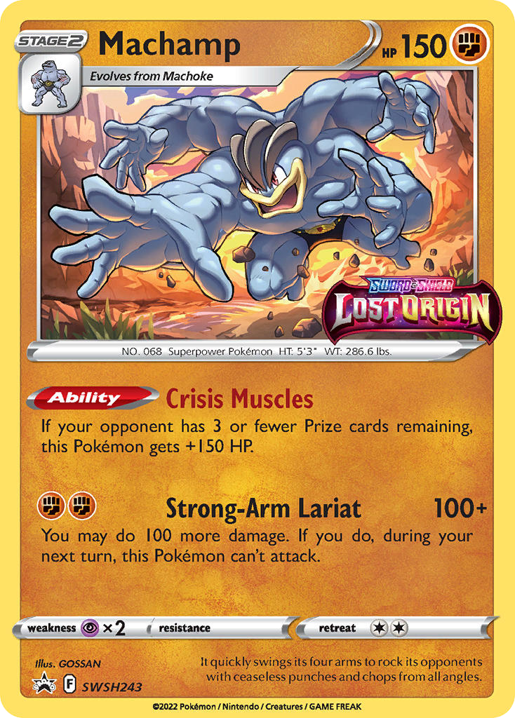 Machamp – SWSH Black Star Promos SWSH243 Pokémon card