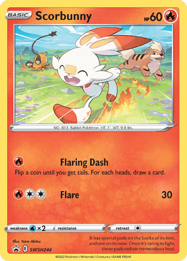 Scorbunny - SWSH Black Star Promos SWSH244