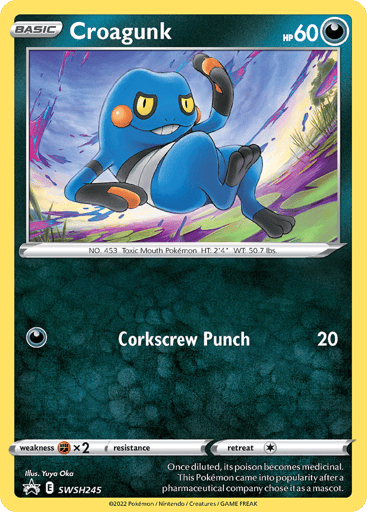 Croagunk - SWSH Black Star Promos SWSH245