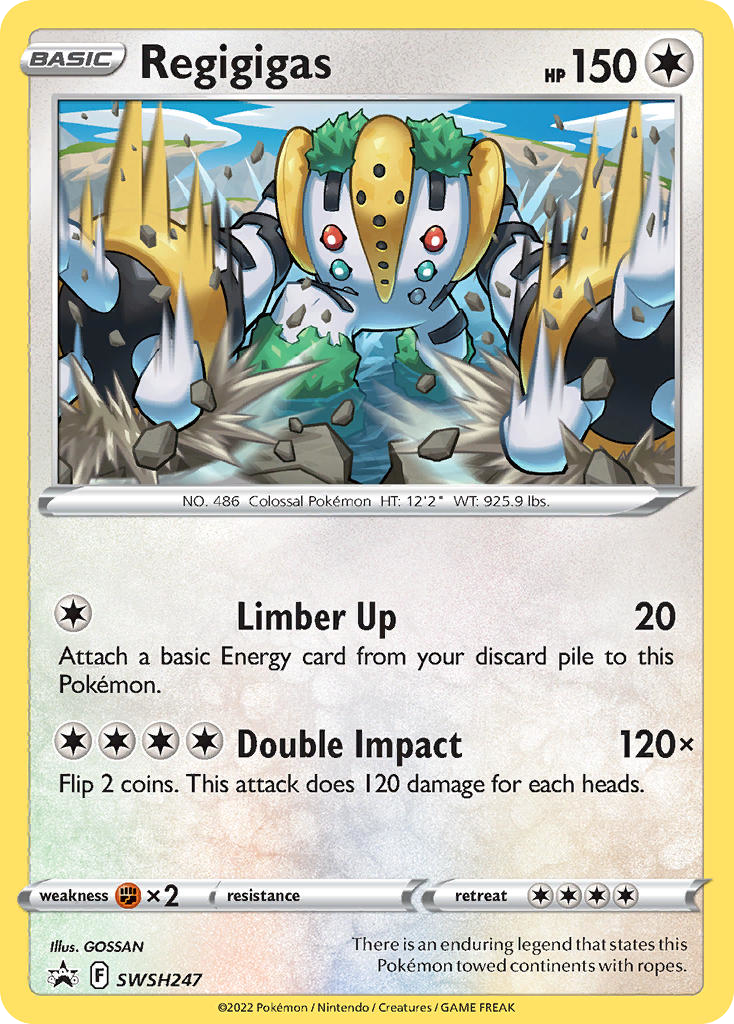 Regigigas – SWSH Black Star Promos SWSH247 Pokémon card