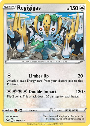 Regigigas - SWSH Black Star Promos SWSH247