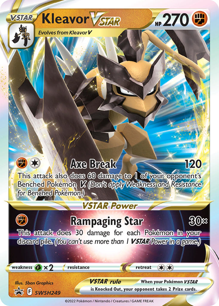 Kleavor VSTAR – SWSH Black Star Promos SWSH249 Pokémon card