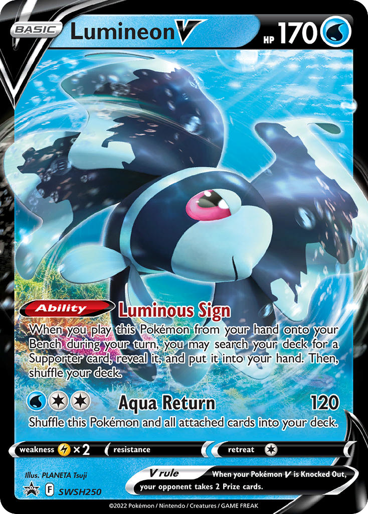 Lumineon V – SWSH Black Star Promos SWSH250 Pokémon card
