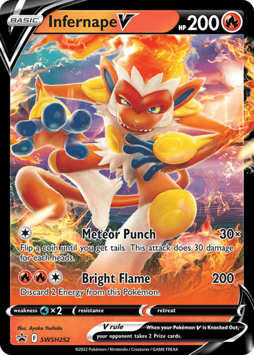 Infernape V - SWSH Black Star Promos SWSH252