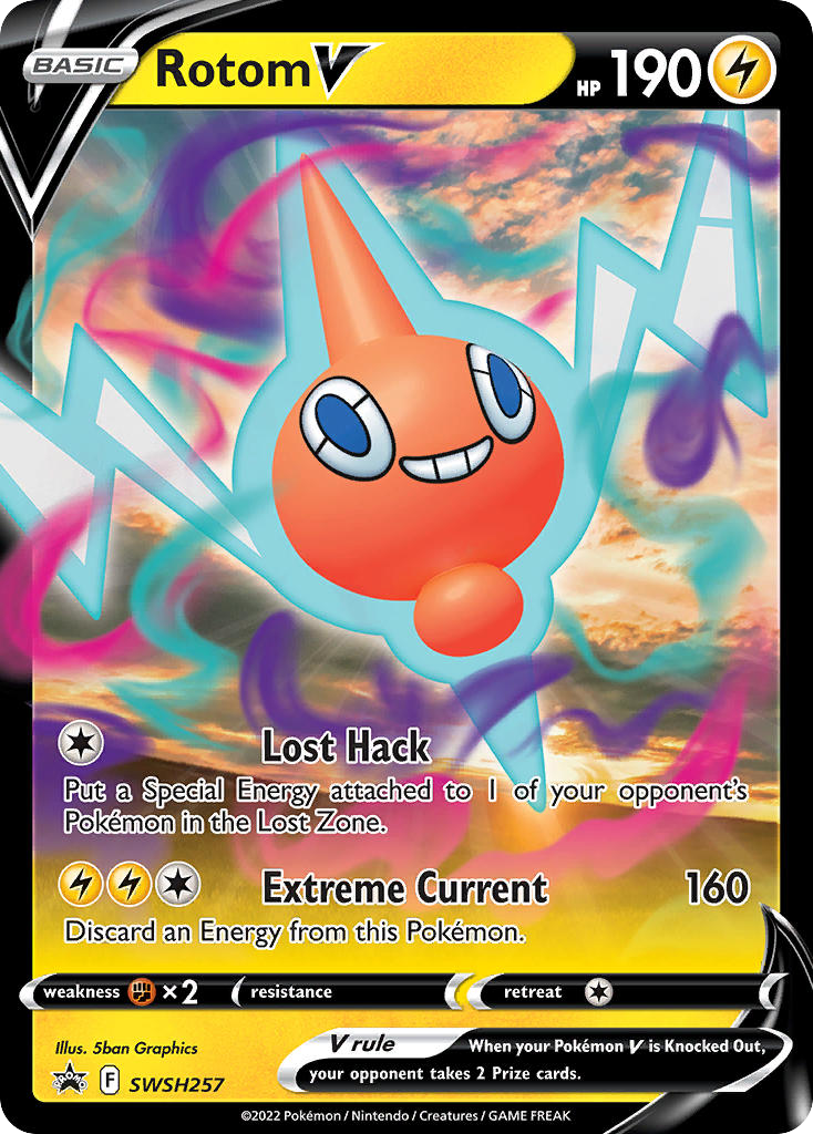 Rotom V – SWSH Black Star Promos SWSH257 Pokémon card