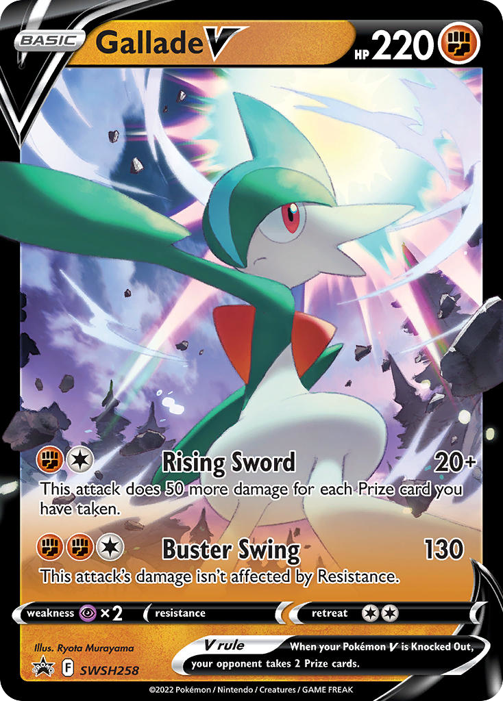 Gallade V – SWSH Black Star Promos SWSH258 Pokémon card