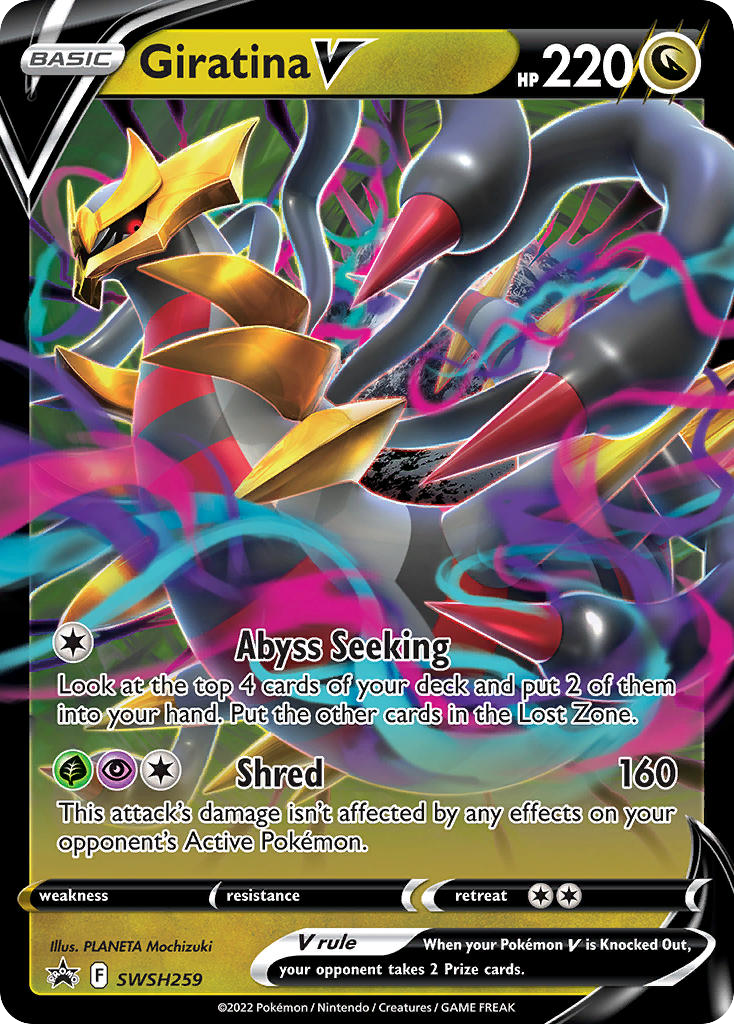 Giratina V – SWSH Black Star Promos SWSH259 Pokémon card