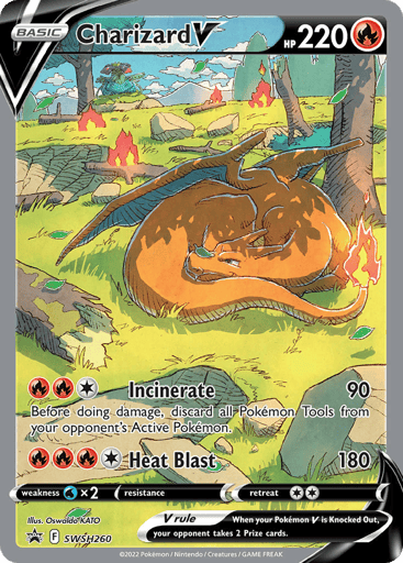 Charizard V - SWSH Black Star Promos SWSH260