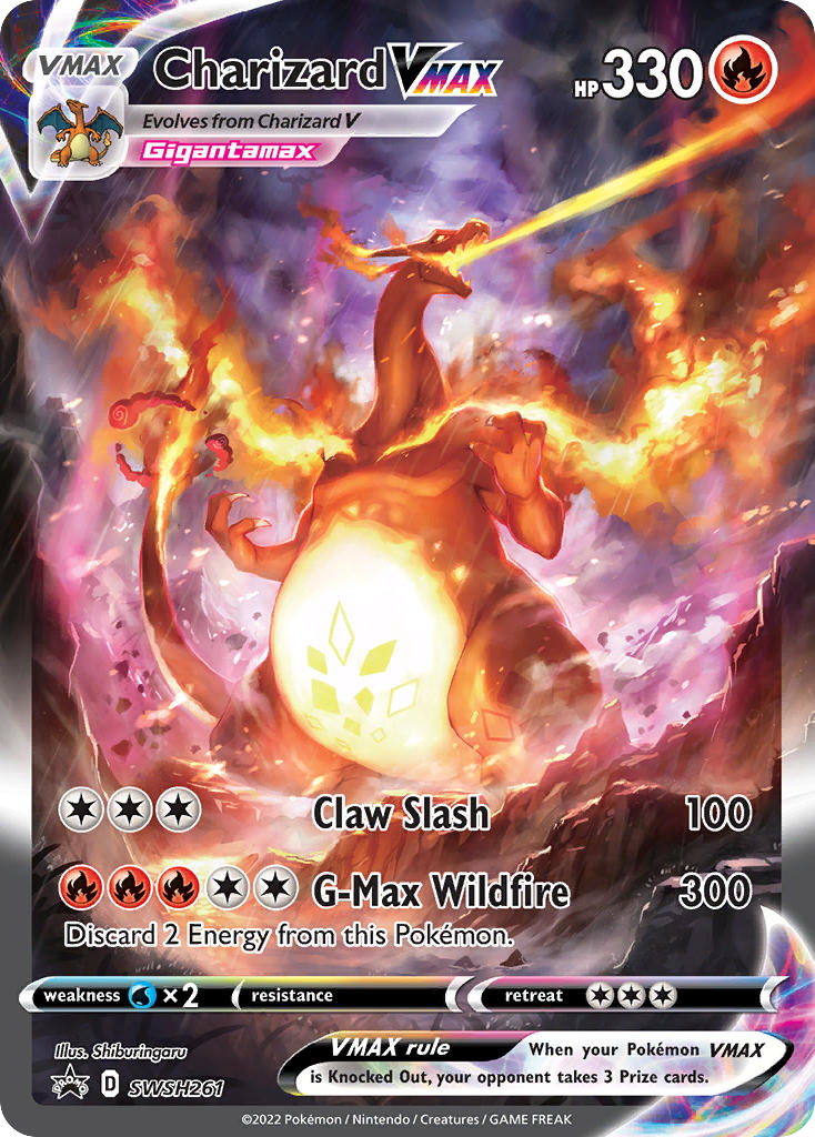 Charizard VMAX – SWSH Black Star Promos SWSH261 Pokémon card