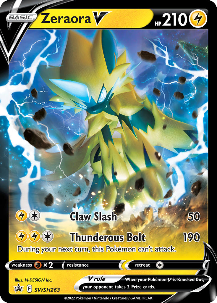 Zeraora V – SWSH Black Star Promos SWSH263 Pokémon card