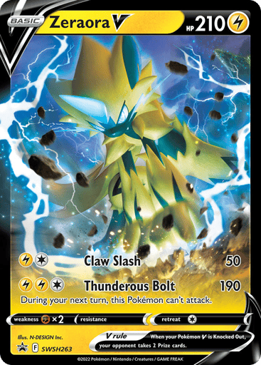 Zeraora V - SWSH Black Star Promos SWSH263