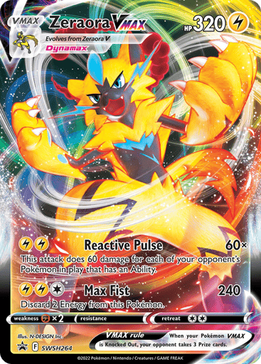 Zeraora VMAX - SWSH Black Star Promos SWSH264
