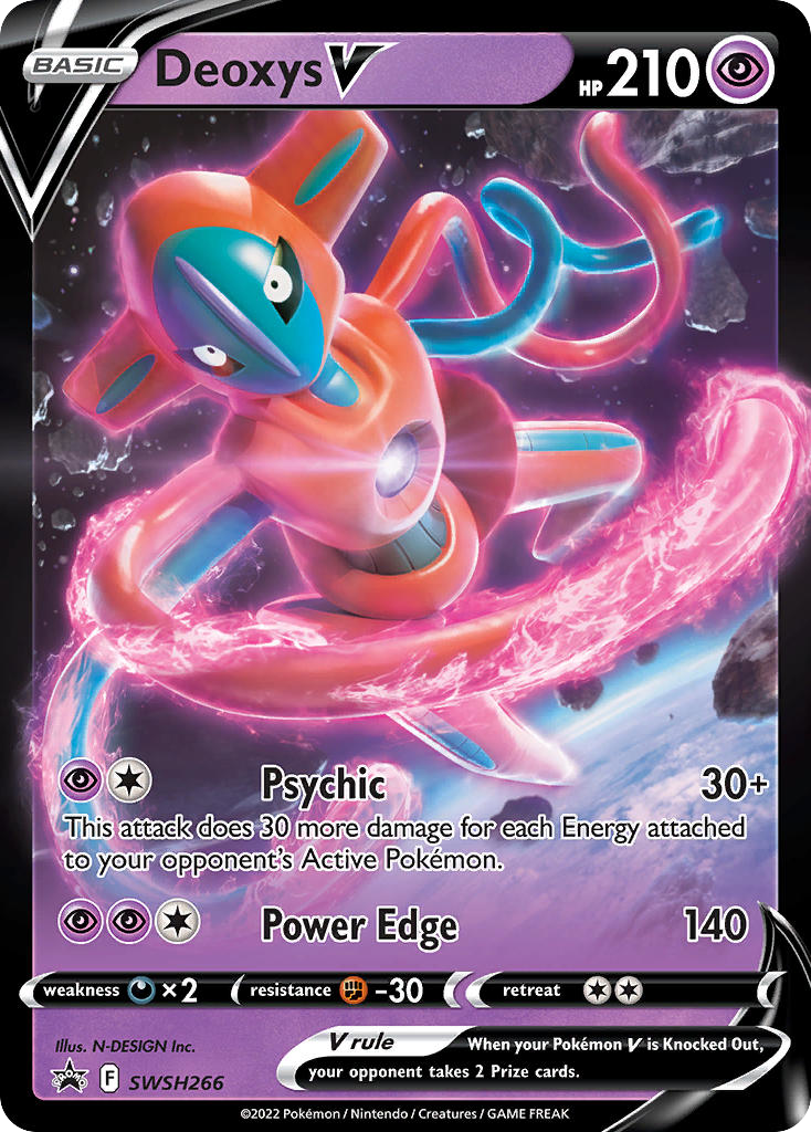 Deoxys V – SWSH Black Star Promos SWSH266 Pokémon card