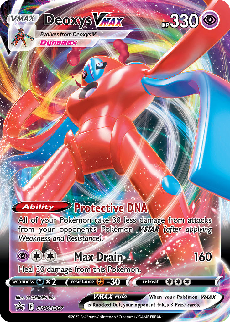 Deoxys VMAX – SWSH Black Star Promos SWSH267 Pokémon card