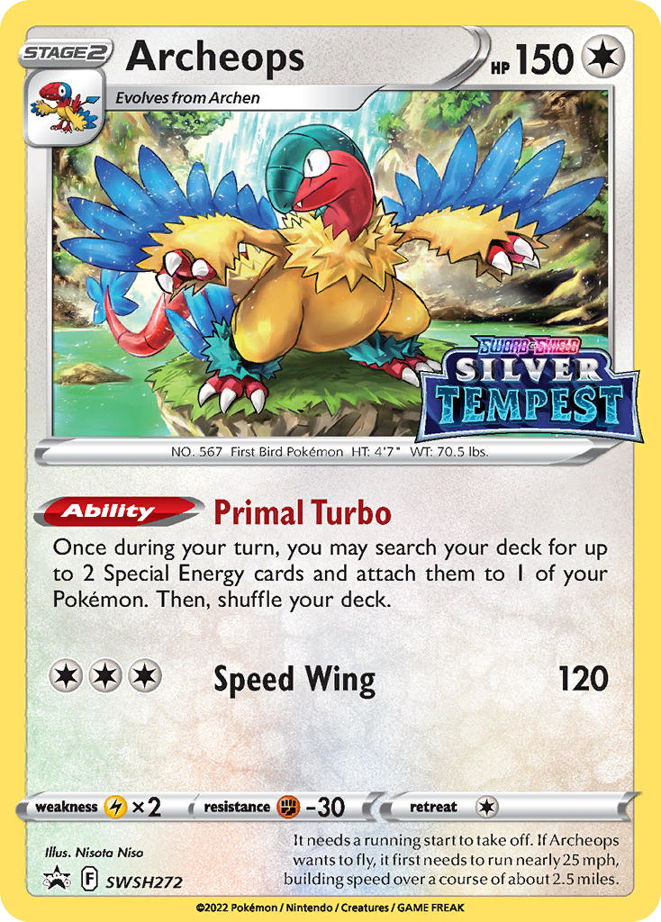 Archeops – SWSH Black Star Promos SWSH272 Pokémon card