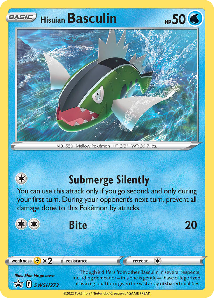 Hisuian Basculin – SWSH Black Star Promos SWSH273 Pokémon card
