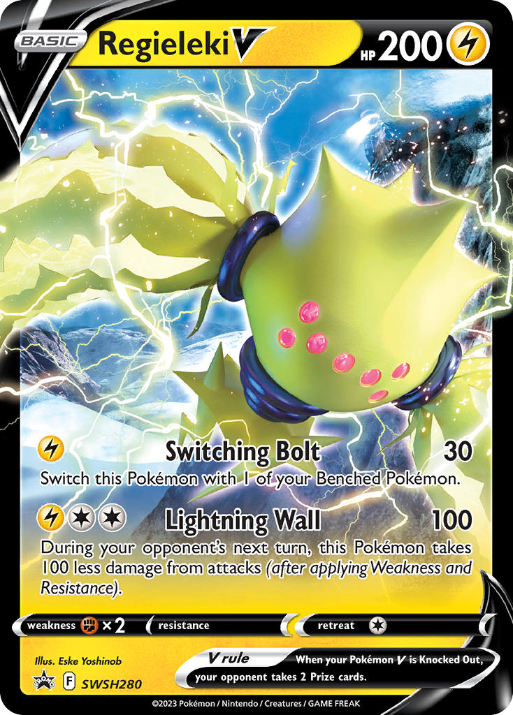 Regieleki V – SWSH Black Star Promos SWSH280 Pokémon card