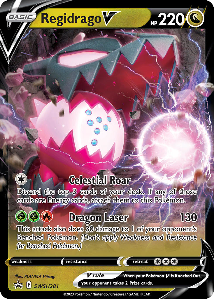 Regidrago V – SWSH Black Star Promos SWSH281 Pokémon card