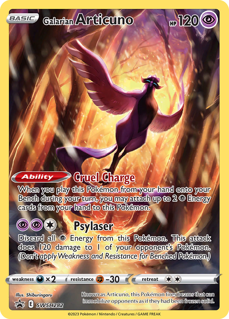 Galarian Articuno – SWSH Black Star Promos SWSH282 Pokémon card